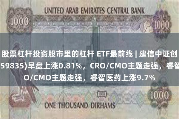 股票杠杆投资股市里的杠杆 ETF最前线 | 建信中证创新药产业ETF(159835)早盘上涨0.81%，CRO/CMO主题走强，睿智医药上涨9.7%