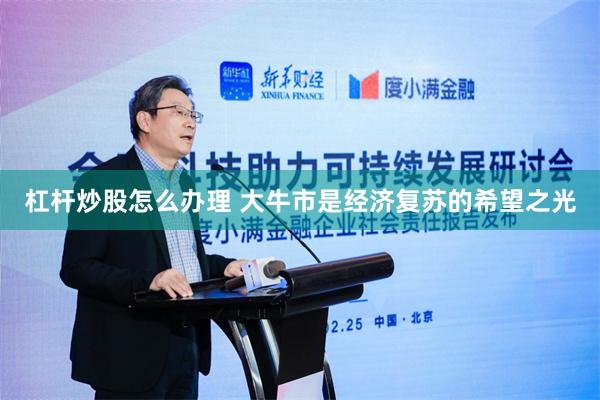 杠杆炒股怎么办理 大牛市是经济复苏的希望之光
