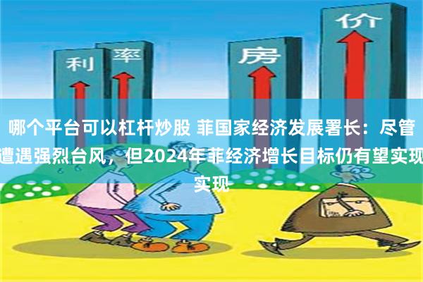 哪个平台可以杠杆炒股 菲国家经济发展署长：尽管遭遇强烈台风，但2024年菲经济增长目标仍有望实现