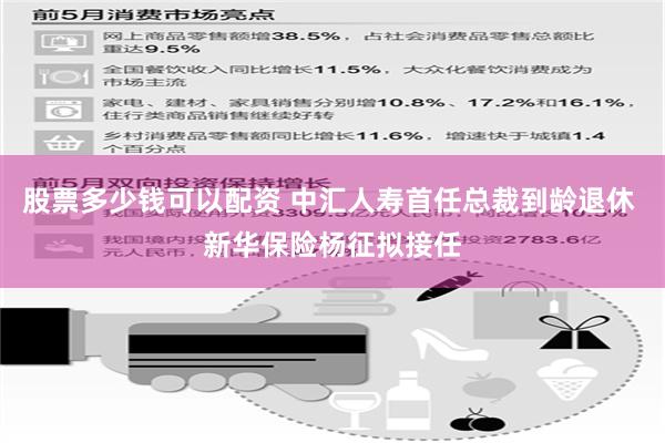 股票多少钱可以配资 中汇人寿首任总裁到龄退休 新华保险杨征拟接任