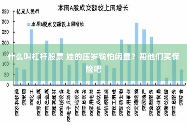 什么叫杠杆股票 娃的压岁钱怕闲置？帮他们买保险吧