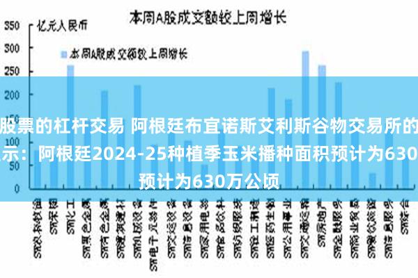 股票的杠杆交易 阿根廷布宜诺斯艾利斯谷物交易所的数据显示：阿根廷2024-25种植季玉米播种面积预计为630万公顷