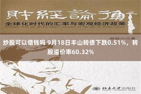炒股可以借钱吗 9月18日丰山转债下跌0.51%，转股溢价率60.32%