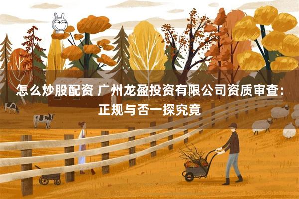 怎么炒股配资 广州龙盈投资有限公司资质审查：正规与否一探究竟