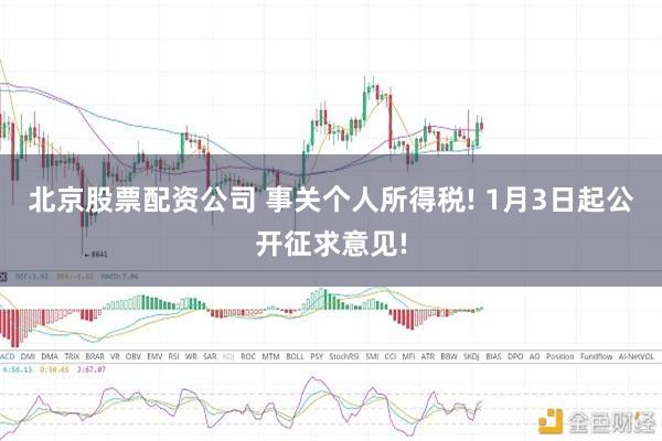 北京股票配资公司 事关个人所得税! 1月3日起公开征求意见!