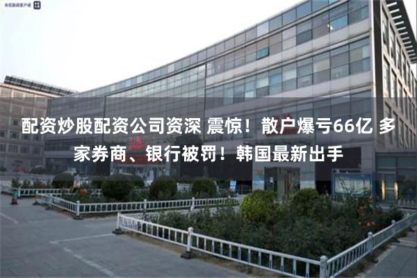 配资炒股配资公司资深 震惊！散户爆亏66亿 多家券商、银行被罚！韩国最新出手