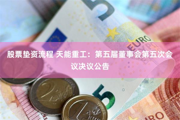 股票垫资流程 天能重工：第五届董事会第五次会议决议公告