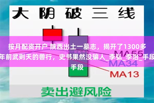 按月配资开户 陕西出土一墓志，揭开了1300多年前武则天的兽行，史书果然没骗人_李弘_李治_手段